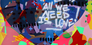 All we need is love - oeuvre de Kongo - Love is the answer