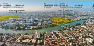 Vue aérienne des Ardoines 