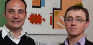 Damien Desjardins et Fabien Garcelon, fondateurs de Rez-de-chaussée.com