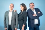 De gauche à droite : David Regin, Marie-Charlotte Derosne et Florian Cardi